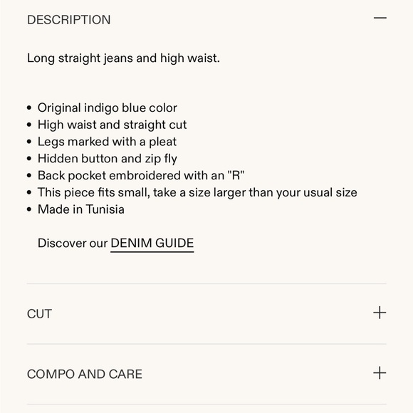 NWT Rouje Madeleine jeans - Picture 5 of 8